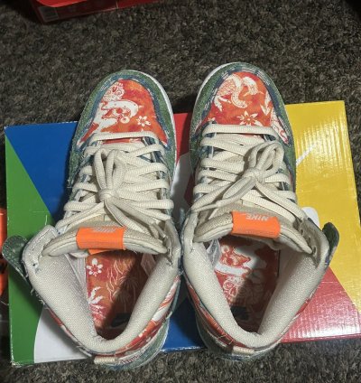 Nike Sb Dunk High Hawaii Maui Wowie Size 8