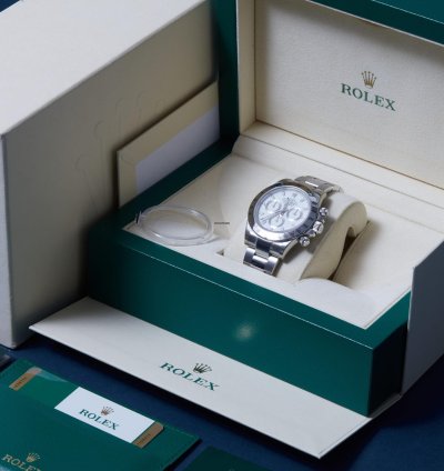 Rolex Daytona 116520 White Aph Dial - Box Papers - 24-month Warranty - 2015