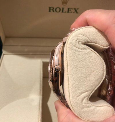 Rolex Day-date 36 128235 Rainbow Diamond Paved