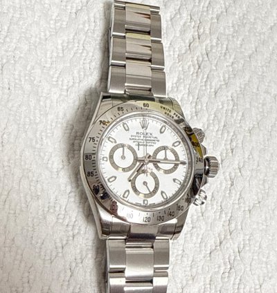 Rolex Daytona 116520 White Aph Full Original Stickers Unworn Nos