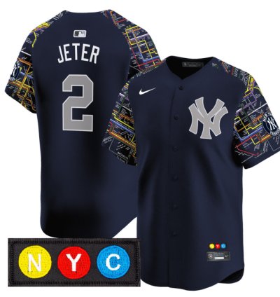 Derek Jeter Jersey 2 New York Yankees Subway Style Vapor Premier Limited Stitched