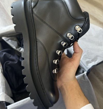Dior Jacquard Explore Hiking Boot Leather