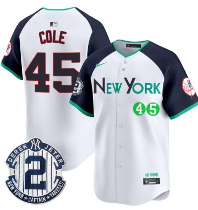 Gerrit Cole Jersey 45 New York Yankees City Connect Vapor Premier Limited Stitched Alternate