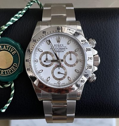 Rolex Daytona 116520aph White Nos 2016 Full Stickers