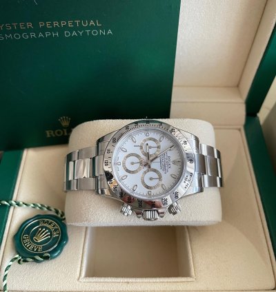 Rolex Daytona 116520aph White Nos 2016 Full Stickers