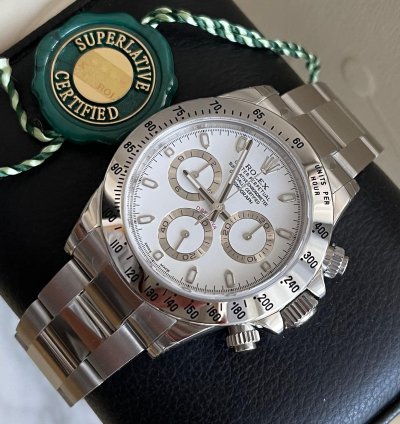 Rolex Daytona 116520aph White Nos 2016 Full Stickers
