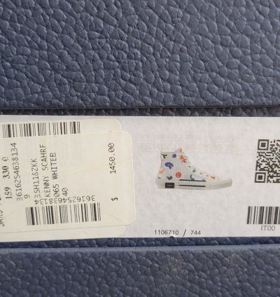 Dior Kenny Scharf B23 High Top Sneakers Size-7 Us 40 Eu