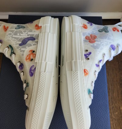 Dior Kenny Scharf B23 High Top Sneakers Size-7 Us 40 Eu