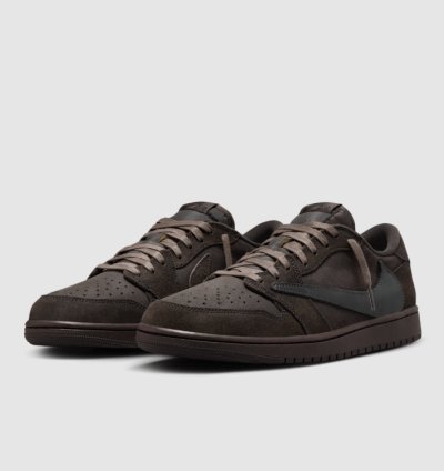 Travis Scott Nike Air Jordan 1 Low Velvet Brown