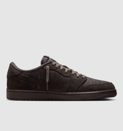 Travis Scott Nike Air Jordan 1 Low Velvet Brown