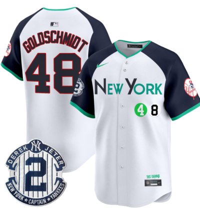 Paul Goldschmidt Jersey 48 New York Yankees City Connect Vapor Premier Limited Stitched Alternate