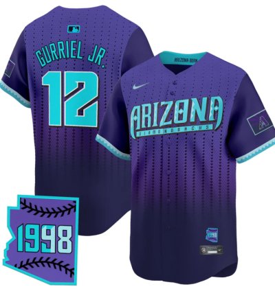 Lourdes Gurriel Jr Jersey 12 Arizona Diamondbacks 2025 City Connect Vapor Premier Limited Stitched