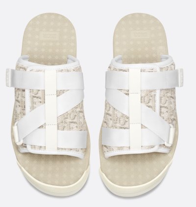 Dior Men Alpha Sandal Flat Slide Slip On 45 12