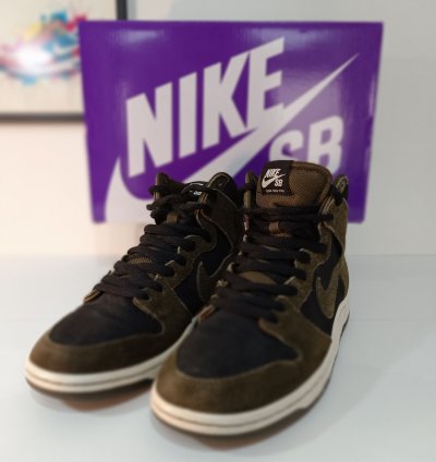 Nike Sb Dunk High Olive