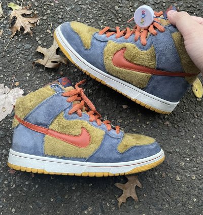 Nike Sb Dunk High Papa Bear Sz 9 2006
