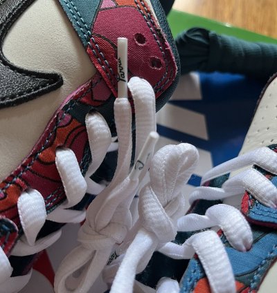 Us 9 5 Nike Sb Parra Abstract Dunk Low Pro Qs Horigome