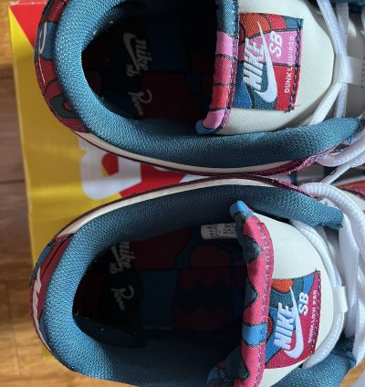 Us 9 5 Nike Sb Parra Abstract Dunk Low Pro Qs Horigome