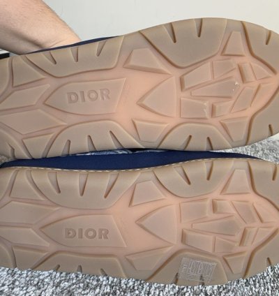 Dior Oblique Kasuri Snow Slip On Sneakers Sz 42