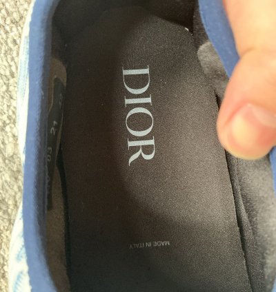Dior Oblique Kasuri Snow Slip On Sneakers Sz 42