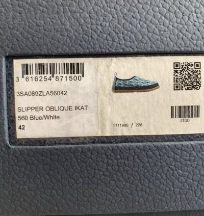 Dior Oblique Kasuri Snow Slip On Sneakers Sz 42