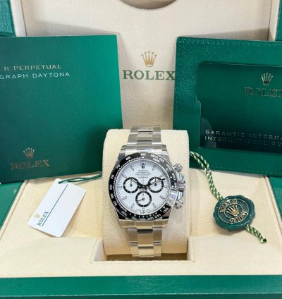 Rolex Daytona 126500 White Stainless Steel 2024 New