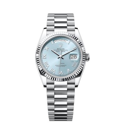 Rolex Day-date 36 128236 Ice Blue Dial Unworn Full Set