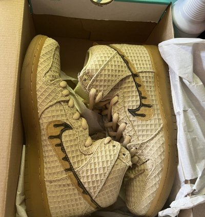 Nike Sb Dunk High Premium Hemp Waffle 2016 Chicken Waffles