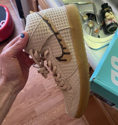Nike Sb Dunk High Premium Hemp Waffle 2016 Chicken Waffles
