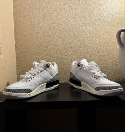 Worn Once Jordan 3 White Cement