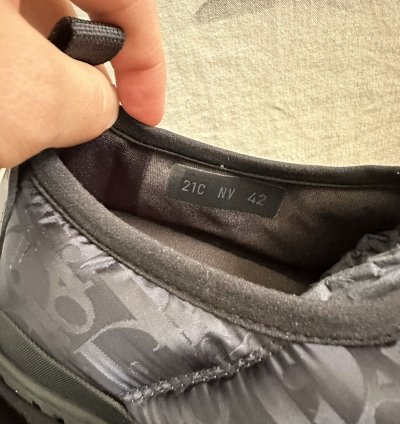 Dior Oblique Nylon Snow Slipper Slip On Puffer Shoe 42
