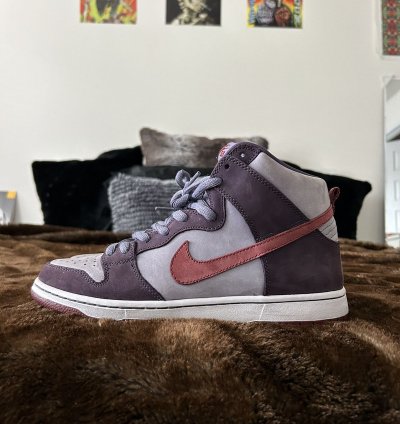Nike Sb Dunk High Premium Plum Size 9 Vintage