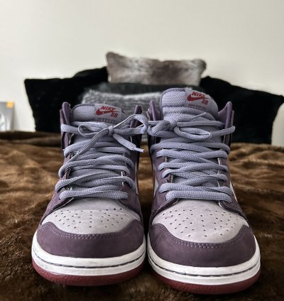 Nike Sb Dunk High Premium Plum Size 9 Vintage