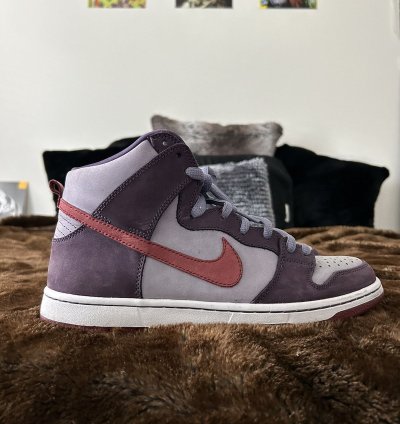 Nike Sb Dunk High Premium Plum Size 9 Vintage