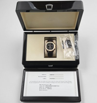 Patek Philippe Aquanaut 5968r-001 Chronograph Rose Gold Brown Dial 2023