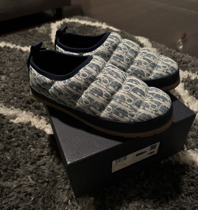 Dior Puffer Slipper Snow Slippers Size 10 Men