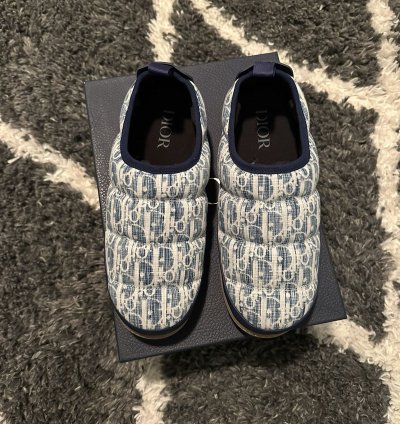 Dior Puffer Slipper Snow Slippers Size 10 Men