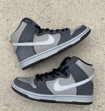 Nike Sb Dunk High Pro Medium Grey Pink