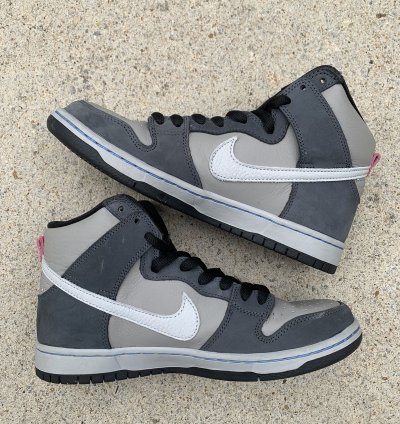 Nike Sb Dunk High Pro Medium Grey Pink