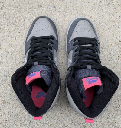 Nike Sb Dunk High Pro Medium Grey Pink