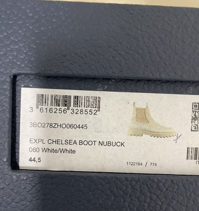 Dior Sacai Chelsea Boots Sz 44 5 Bnib