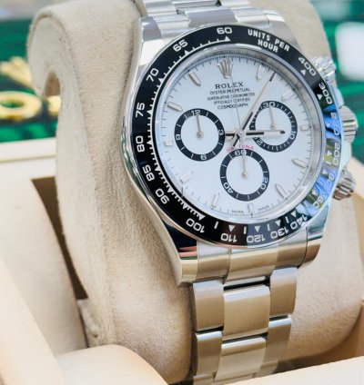 Rolex Daytona 126500ln 40mm Stainless Steel Panda Dial Box Papers Unworn