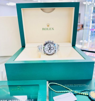 Rolex Daytona 126500ln 40mm Stainless Steel Panda Dial Box Papers Unworn