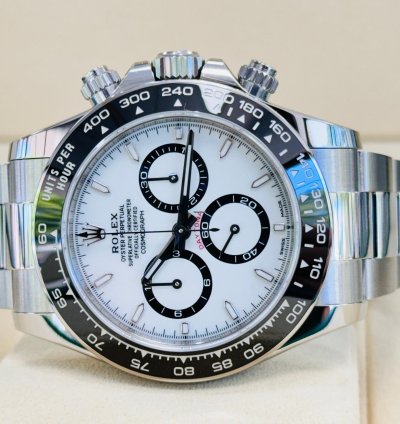 Rolex Daytona 126500ln 40mm Stainless Steel Panda Dial Box Papers Unworn
