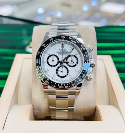 Rolex Daytona 126500ln 40mm Stainless Steel Panda Dial Box Papers Unworn