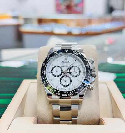 Rolex Daytona 126500ln 40mm Stainless Steel Panda Dial Box Papers Unworn
