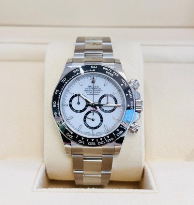 Rolex Daytona 126500ln 40mm Stainless Steel Panda Dial Box Papers Unworn