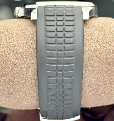 Patek Philippe Aquanaut Black Dial Steel Rubber Bracelet