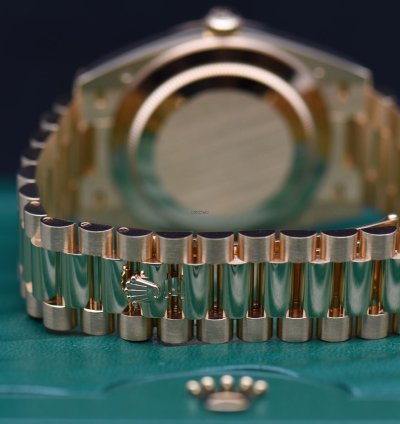 Rolex Day-date 36 128238 White Roman Dial Yellow Gold