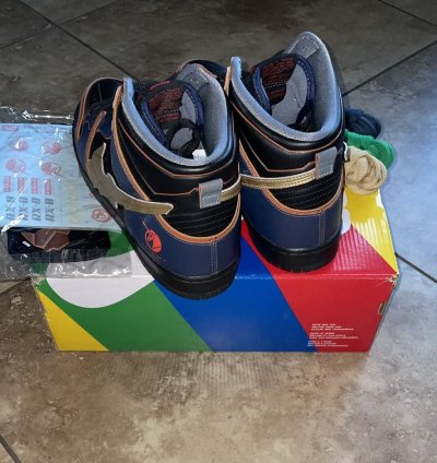 Nike Sb Dunk High Rx-0 Unicorn Gundam 02 Banshee Size 11 5