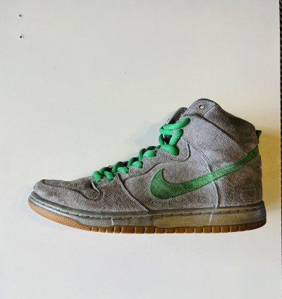 Nike Sb Dunk High Silver Box
